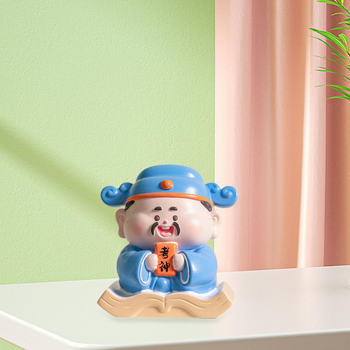Dios Chino Figura Escultura De Escritorio Portátil De Mesa