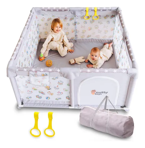 Playpen Nutty Toys Premium Para Bebés Y Niños Pequeños, Segu