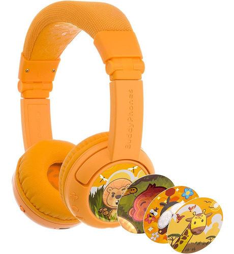 Auriculares Onanoff Buddyphones Play, Bluetooth/naranja