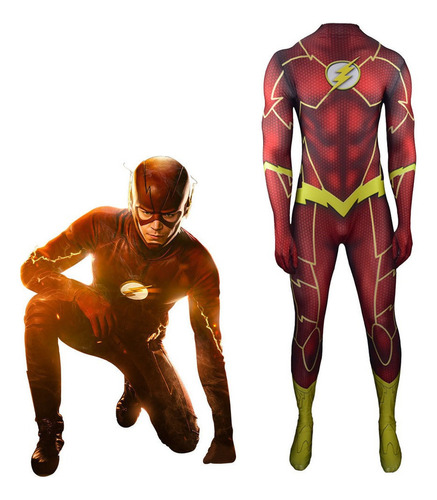 El Flash De Traje Rojo De Cosplay De La Temporada 4