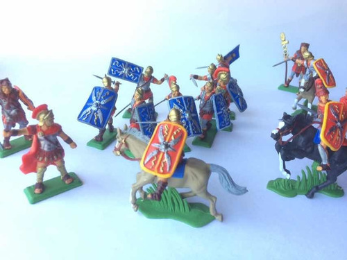 Soldados Romanos Gladiadores 1 Soldaditos De Plástico