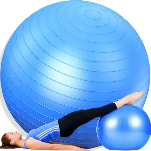Bola Pilates Yoga Fisioterapia Suiça Ginástica 55cm 200kg - R$ 39,99