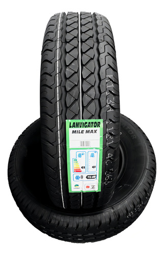 Pneu 205/75r16c Lanvigator Mile-max 110/108r Lanvigator 8 Lonas p/ Master Ducato Jumper Cargo Escolar Transporte