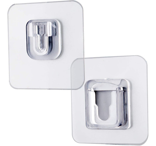 Soporte Gancho Colgador Adhesivo Pared Cuadro Resistente X10