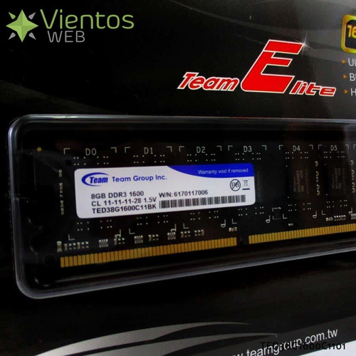 Memoria Dimm Team Group Elite Ddr3 8gb 1600 Mhz Pc Gamer