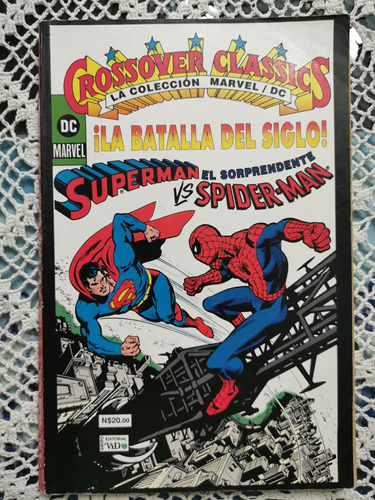 Cómic La Batalla Del Siglo Superman Contra Spiderman. Vid