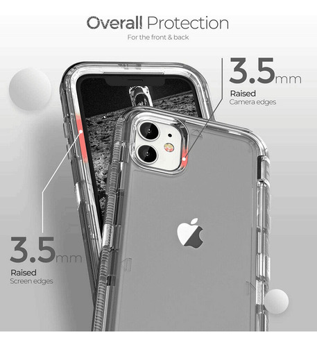 Funda De Protectora Para iPhone Carcasa De Silicona Cristal