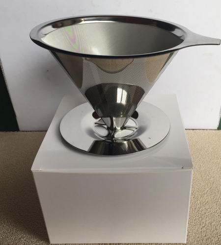Filtro De Café, Té O Mate Reutilizable De Acero Inoxidable