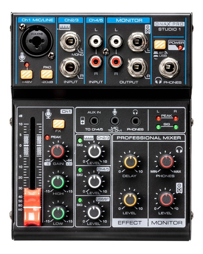 Imagen 1 de 6 de Onax Pro Studio 1 Consola Audio Streaming Podcast Interface