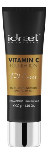 Base Vitamin C Foundation Idraet Hd Makeup Full Coverage 30g