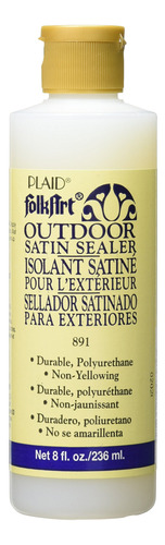 Folkart Sellador Acrílico Para Exteriores K891 (8 Onzas), Ac