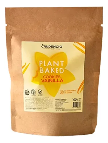 comprar Galletitas Plant Baked Vainilla  Crudencio 125g