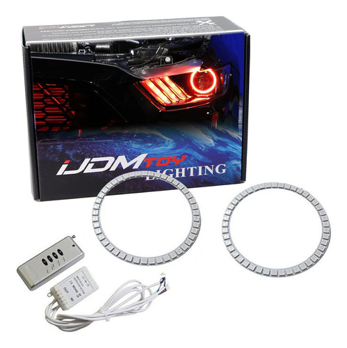 Ijdmtoy Kit Iluminacion Led Rgb 7 Color Para Ford Mustang