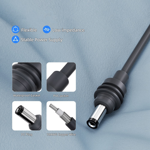Cable De Alimentación Crystally-for Starlink Para Batería Pa