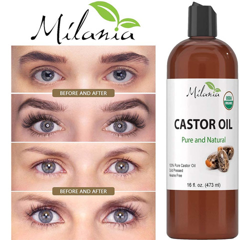 Serum Milania Aceite De Ricino Orgánico 100% Puro Prensado E