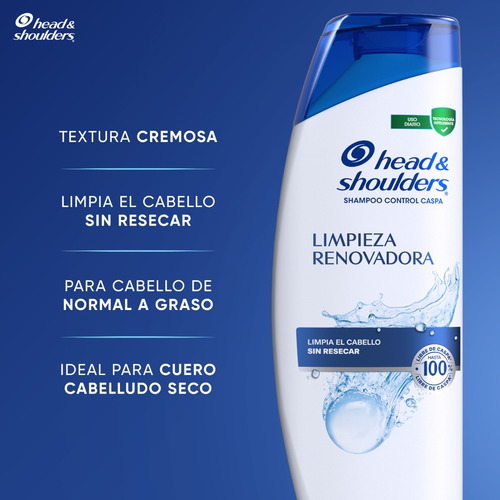 Shampoo Limpieza Renovadora 375 Ml Head & Shoulders