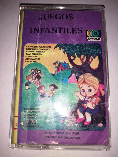 Evangelina Elizondo - Juegos Infantiles Cassette Nac Mdisk