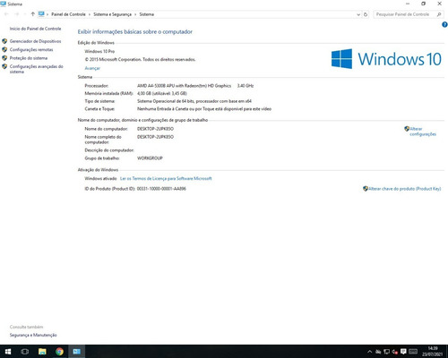 Imagem 8 de 10 de Kit Cpu Hp Compaq Amd X3 4gb Ssd 120gb Monitor Teclado Mouse