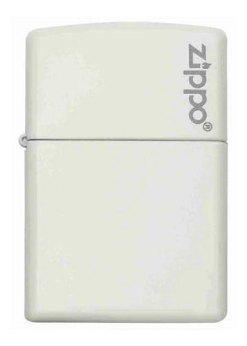 Encendedor Zippo Classic White Matte Logo