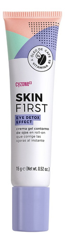 Crema/Gel Eye detox Cyzone Skin first día/noche de 15g