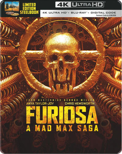 4k Ultra Hd + Blu-ray Furiosa / A Mad Max Saga / Steelbook