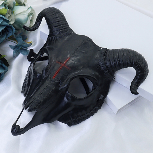 Máscara De Halloween Con Forma De Calavera De Oveja Para Máscara De Cabra