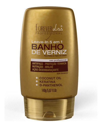 Leave In 5 Em 1 Banho De Verniz 140g Forever Liss