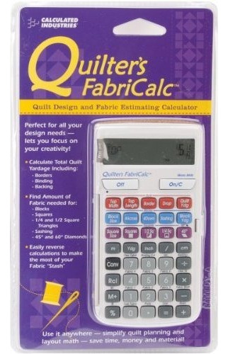 Calculated Industries Quilters Fabricalc Quilt Design Y Calc