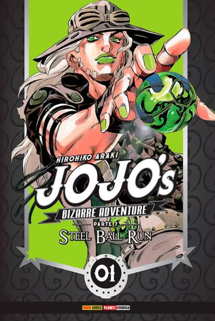 Capa de JoJo's Bizarre Adventure - Parte 7: Steel Ball Run