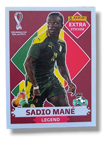 Sadio Mane Legend Base Extra Sticker Estampa Panini 2022