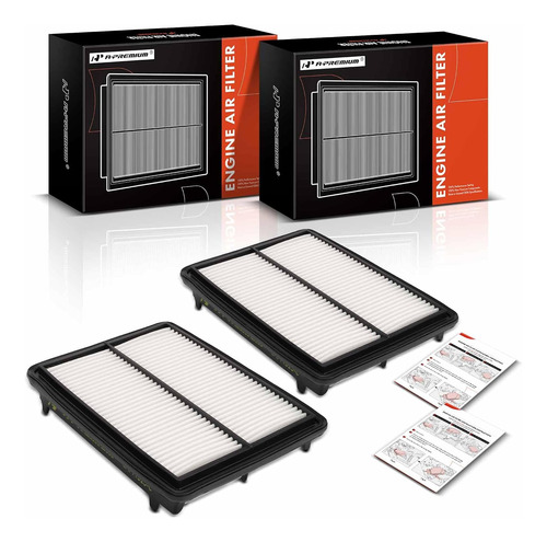 Filtro De Aire De Motor De 2 Piezas Compatible Con Acura Rlx