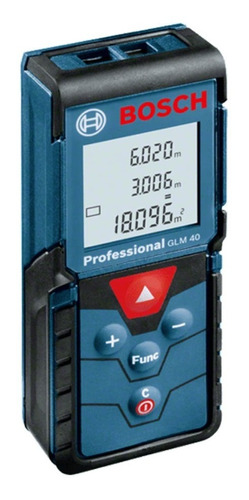 Medidor De Distancia Bosch Laser Glm 40 Azul