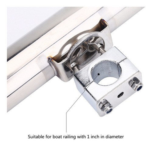 Soporte Para Cañas De Pescar Para Barcos De Acero Inoxidable