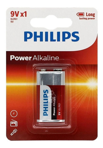 Batería 9v Alcalina Philips - Electrocom -