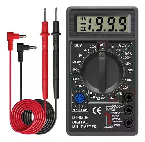 XMEQLXMZ] Mini multímetro Digital profesional probador AC/DC Volt Tester  electricista huangjie unisex