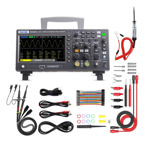 Hantek Dso2d15 Osciloscopio 150mhz 2 Canales 1gsa/s