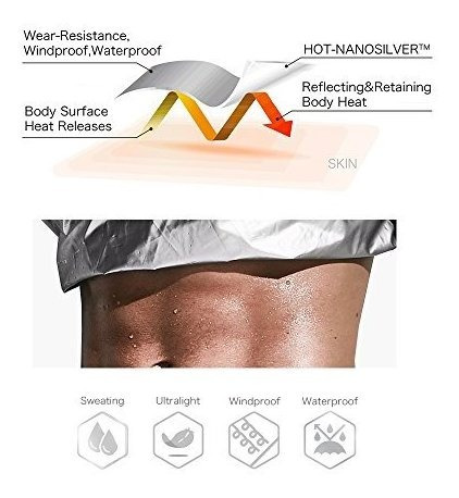 Traje Sauna Traje Deportivo Hombre Perdida De Peso Slim Fit