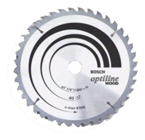 Hoja Sierra Circular Bosch D305 D25 2,8mm Z 60 2608640914