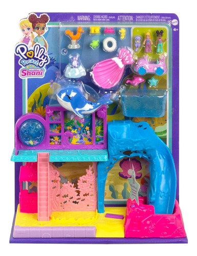 Conjunto de Acuario Polly Pocket Pollyville con Shani, con D