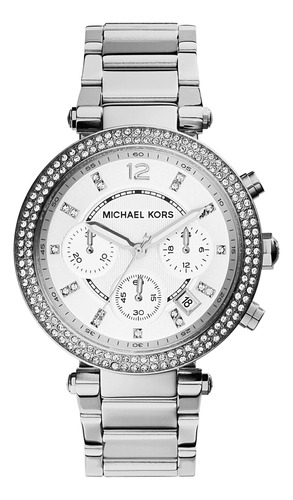 Reloj Michael Kors Parker Para Mujer En Tono Plateado Mk5353