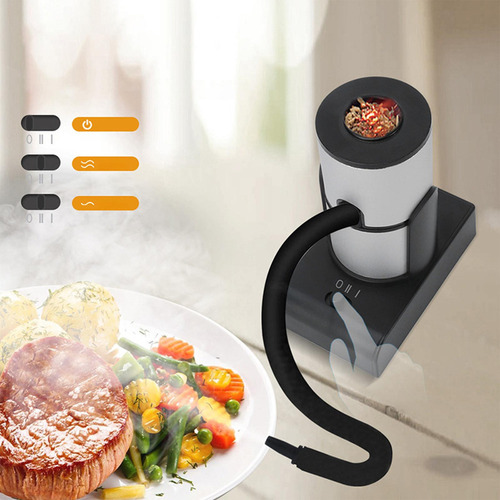 Kit De Defumador De Cozinha Portátil Infusor De Fumaça Com