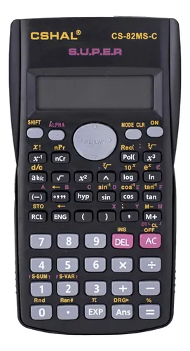 comprar Calculadora Científica Cshal Estuche 240 Funciones Color Negro