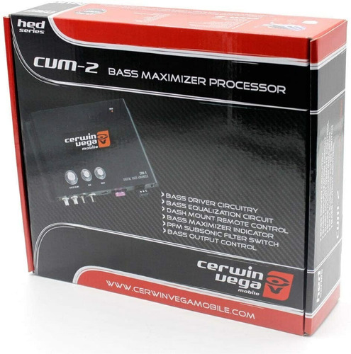 Imagen 4 de 4 de Epicentro Cerwin Vega Cvm2 Restaurador De Bajos Para Woofer