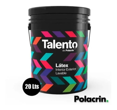 Latex Int / Ext Talento De Polacrin 100% Lavable 20 Litros