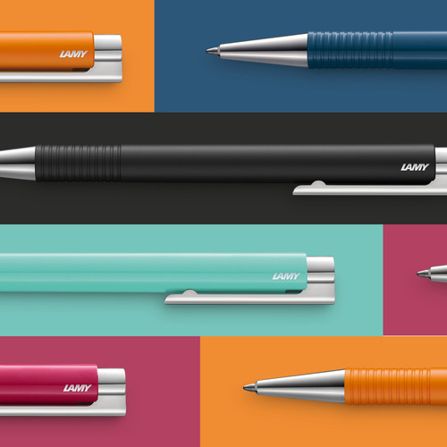 Imagen 3 de 4 de Lapicera Boligrafo Lamy Logo M+ Vs Colores Edicion Especial