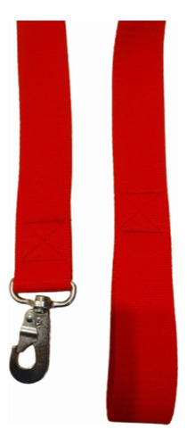 Correa Para Paseo De 5metros X 4cm Rojo