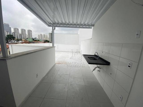 Imagem 13 de 23 de Cobertura À Venda, 92 M² Por R$ 440.000,00 - Vila Scarpelli - Santo André/sp - Co4025
