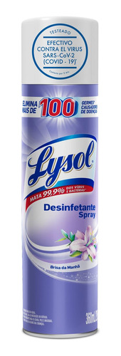 Lysol Desinfectante En Aerosol Early Moning Breeze 360ml