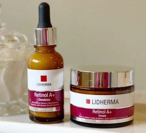 Imagen 2 de 10 de Retinol A+ Cream 50gr Renovador Celular Emoliente Lidherma