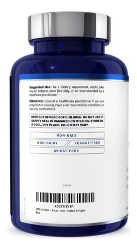 1md Nutrition Krillmd - Antarctic Krill Oil Omega 3 Suppl...